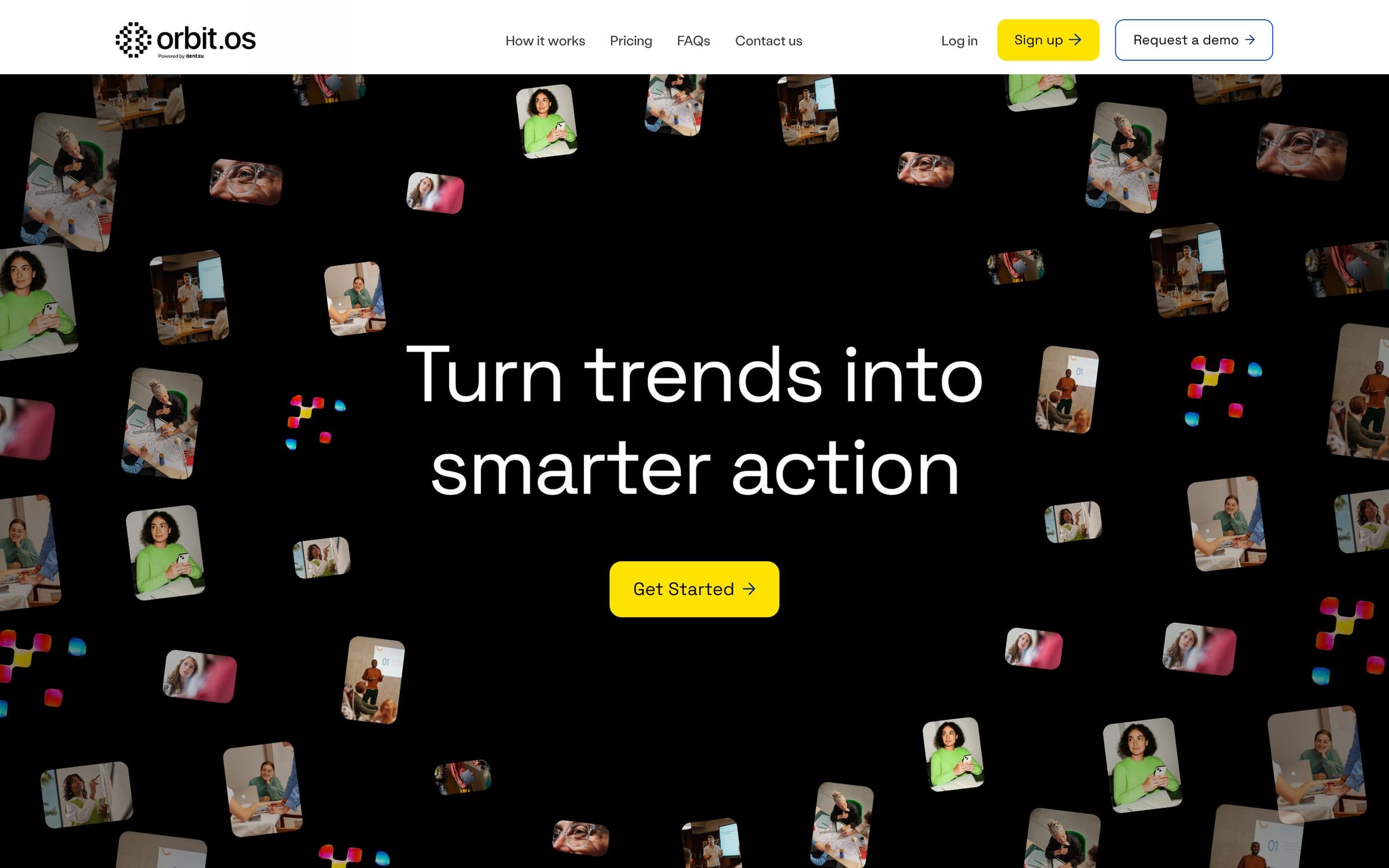 Orbit homepage: Turn trends into smarter action